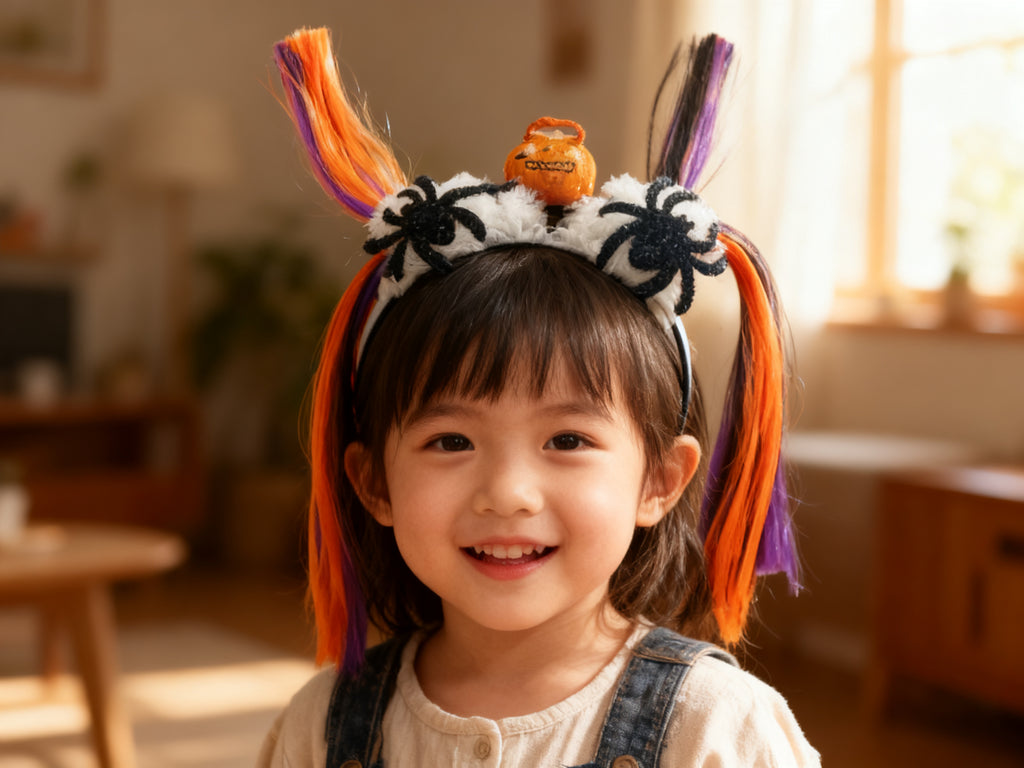 Diadema de Halloween con Peluca (1 pieza)