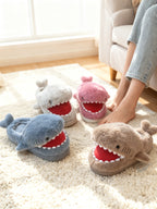 Zapatillas de Peluche Forma Tiburón 2282