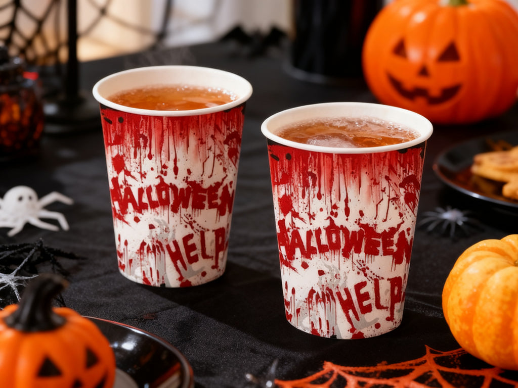 Vasos de Papel de Halloween (6 Uds.)