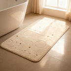 Alfombra Bañera Mallorca Crema 35x75cm