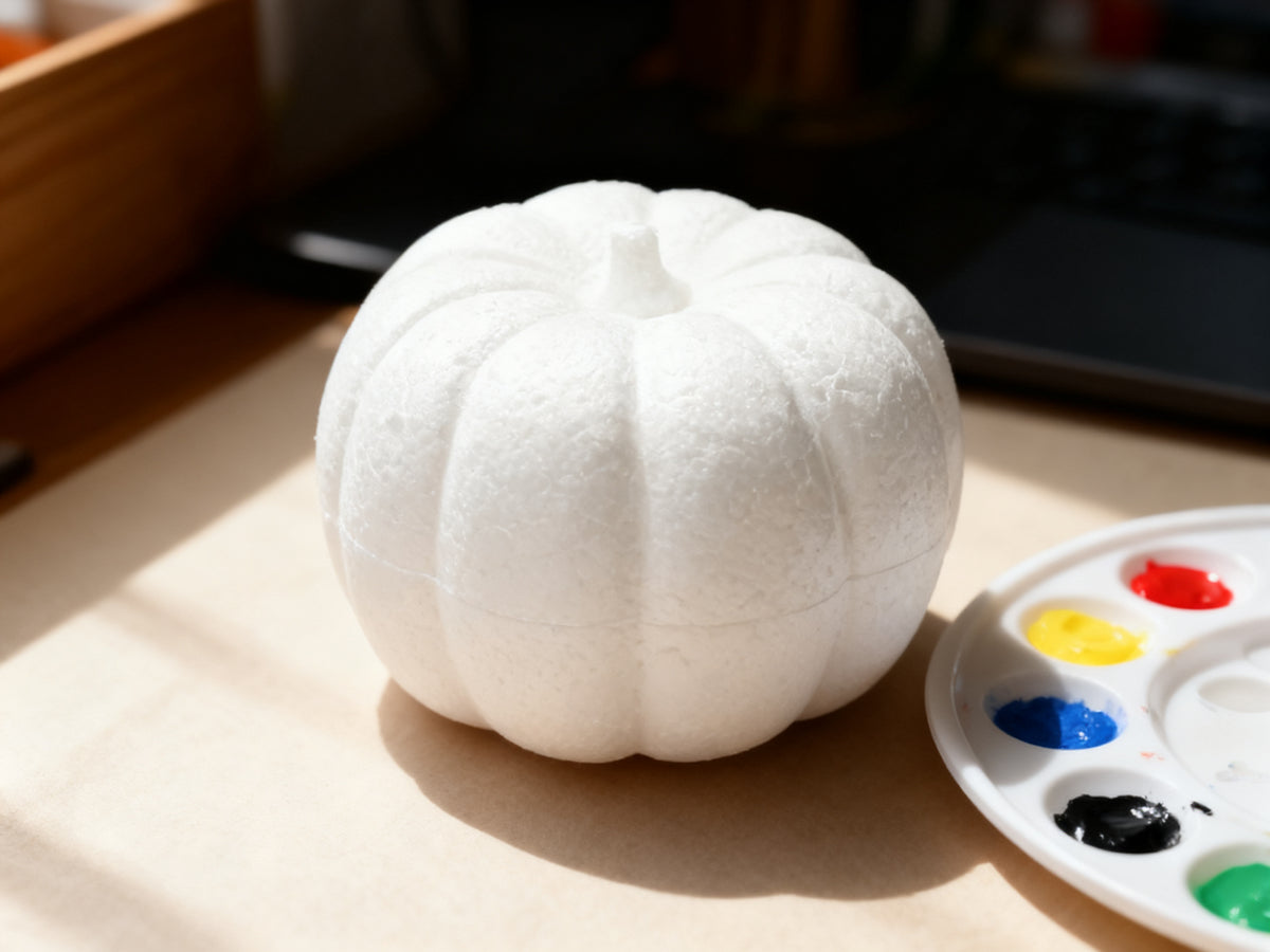 Calabaza de Halloween con Pintura y Pinceles (2 Uds.)