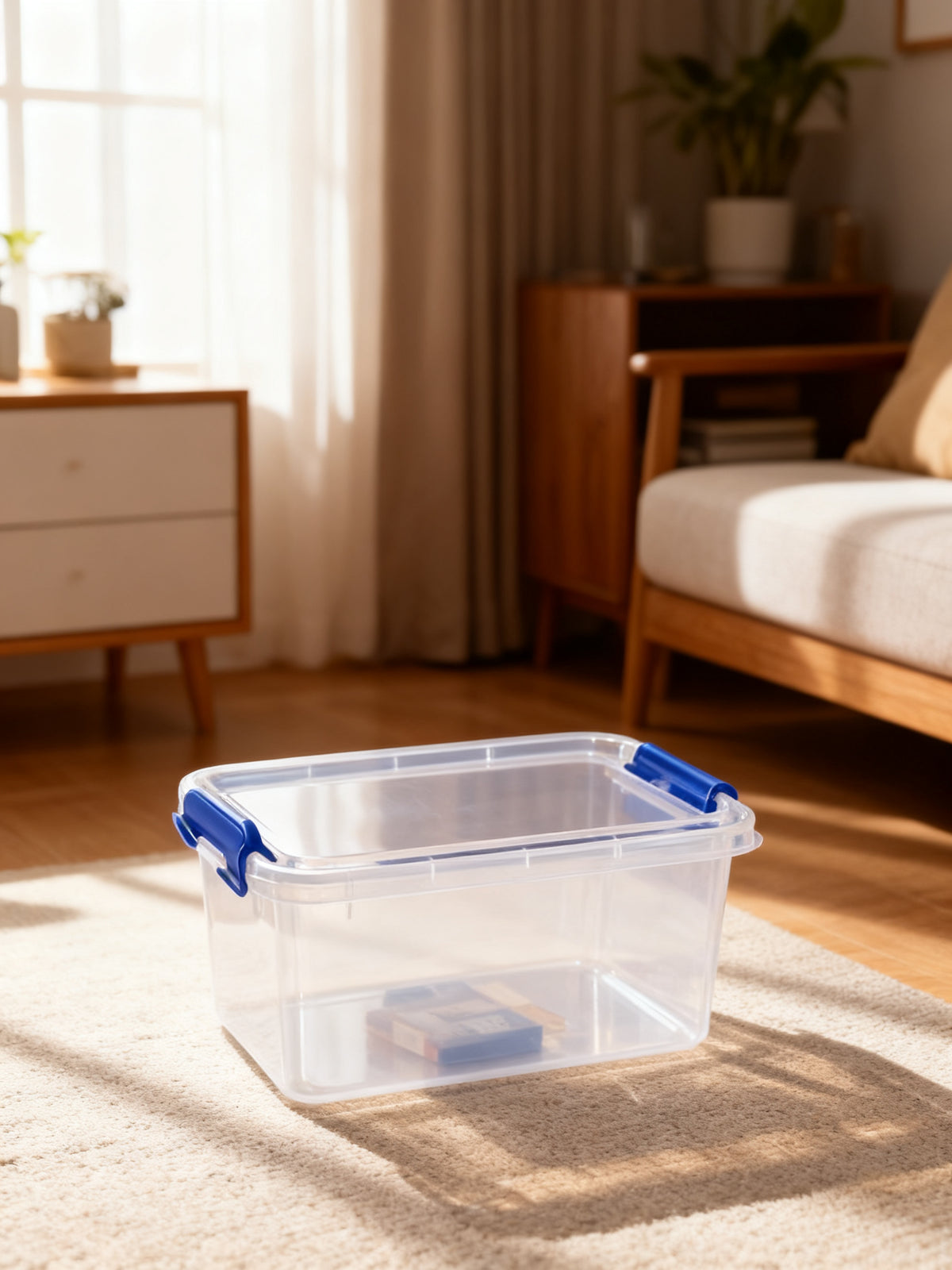 CAJA Nº 26 TRANSPARENTE TAPA SIN ASA 8 L
