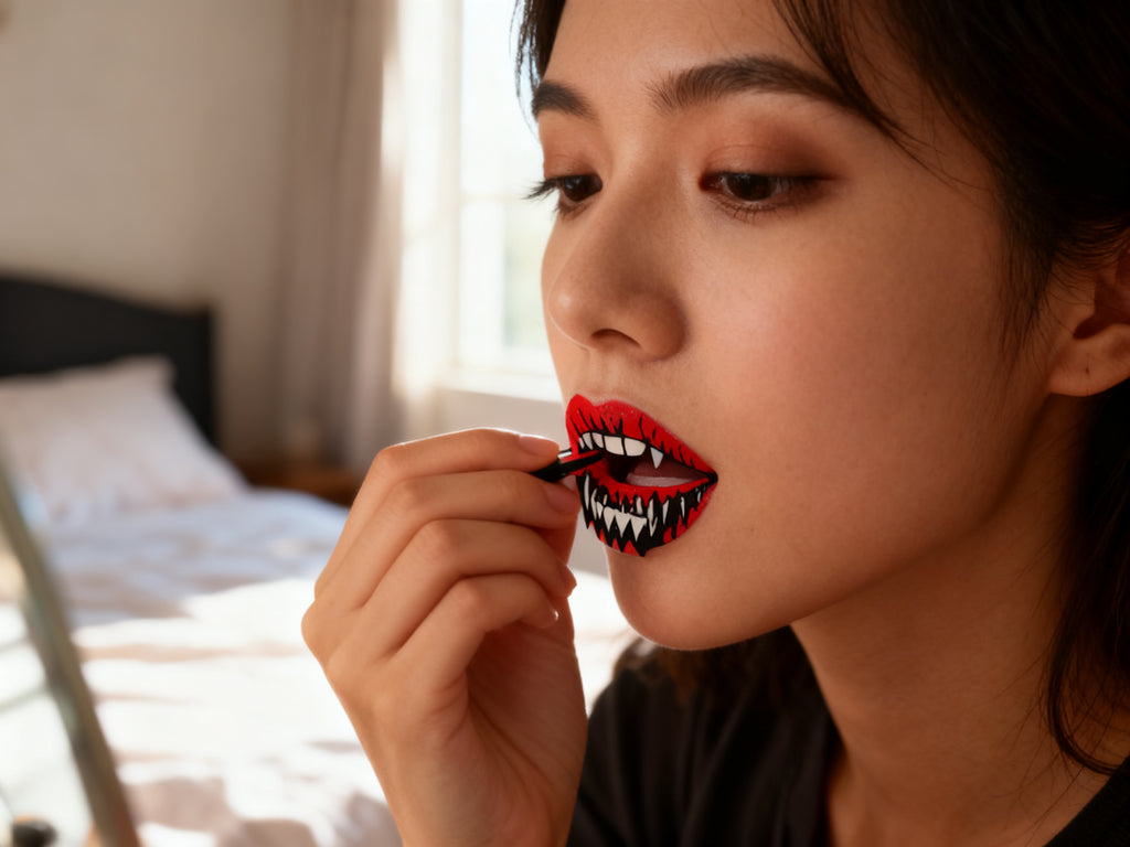 Pegatinas de Labios 3D para Halloween 1pc