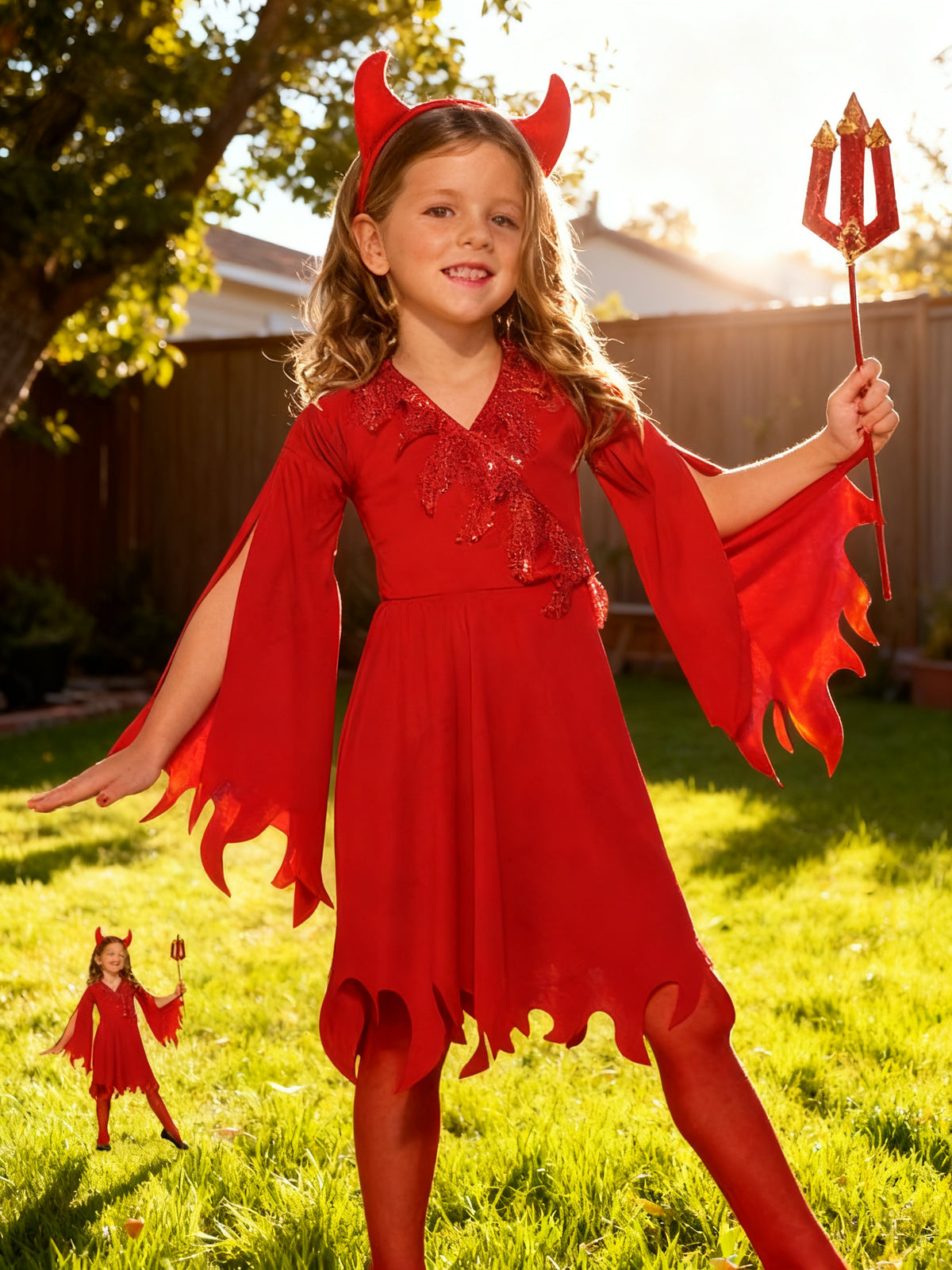Traje de Demonio Rojo Infantil