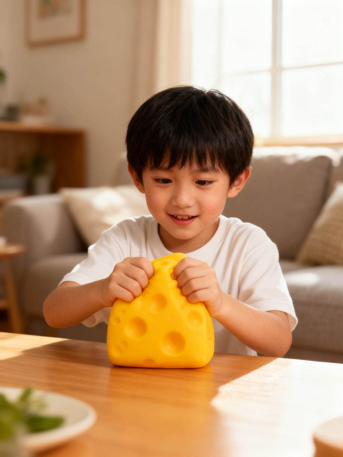 Squishy Bloque de Queso Grande