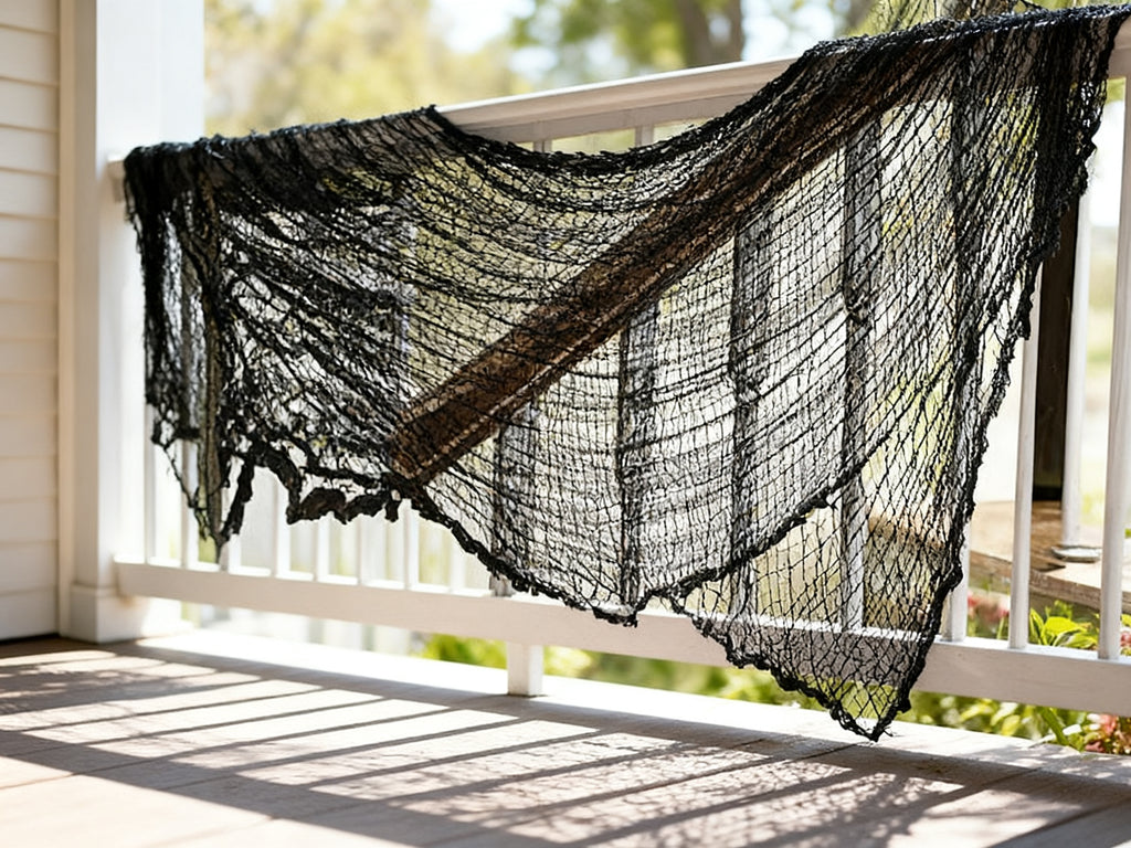 Tela Decorativa Negra Halloween 1PC 2x5M