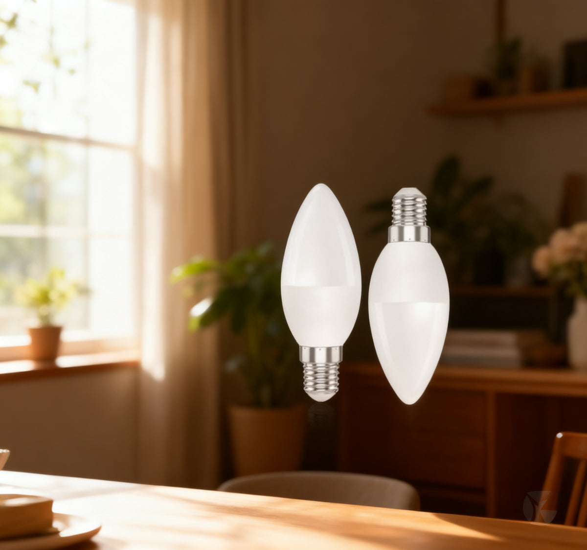 Bombilla LED C37 E14 8W Pack2 Luz Natural