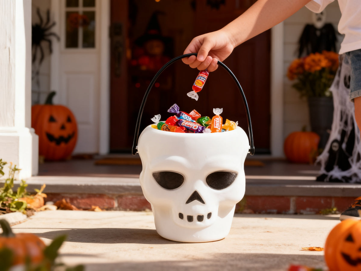 Cubo Calavera Halloween 6x6cm 1pc
