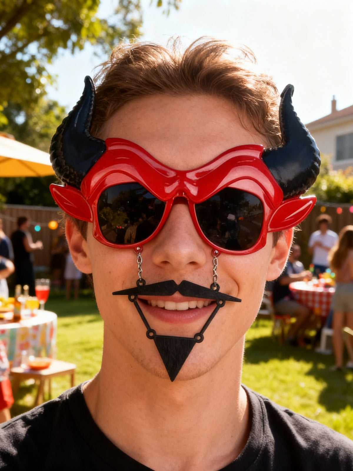 Gafas de Fiesta con Cuernos Halloween