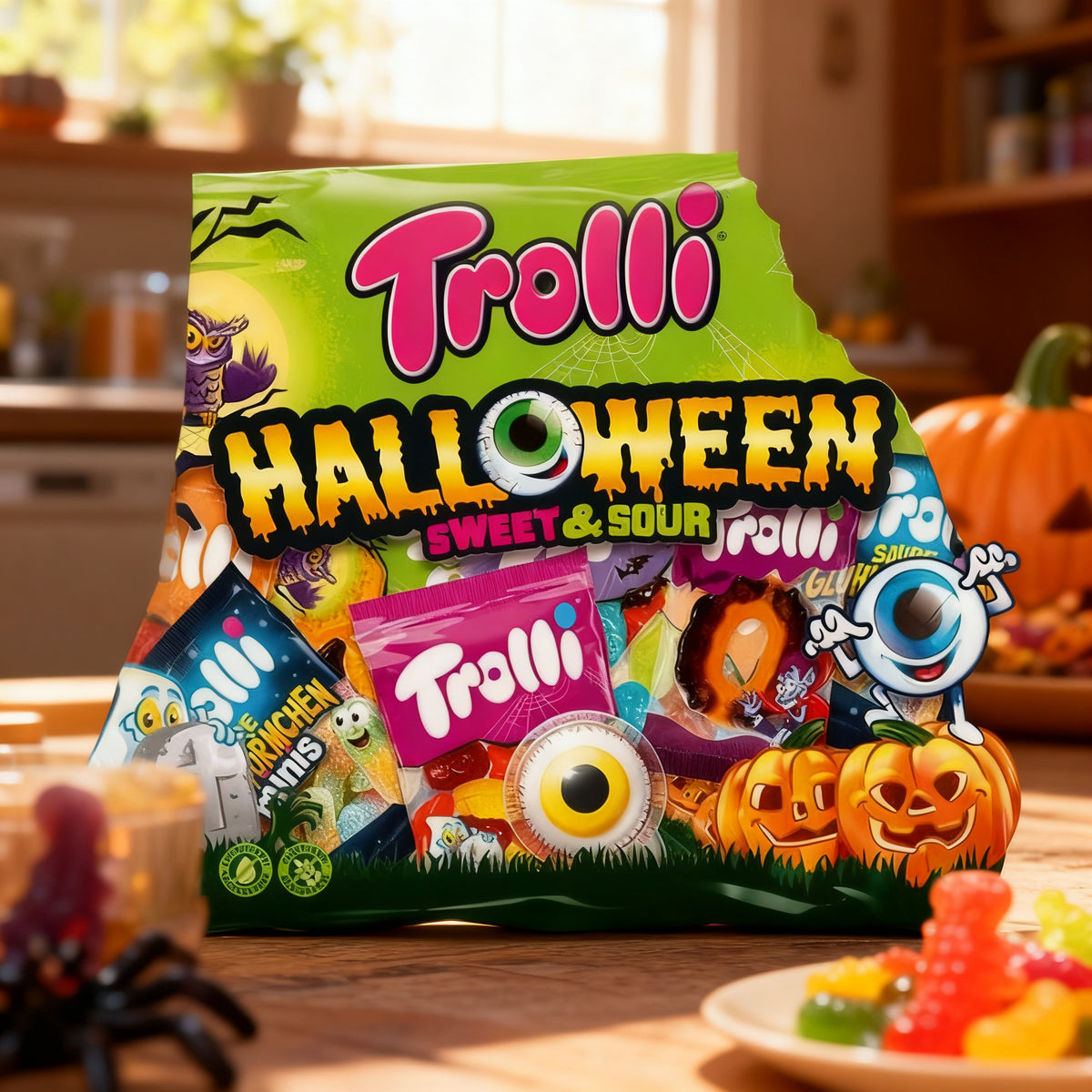 HALLOWEEN SWEET & SOUR TROLLI 360 GR