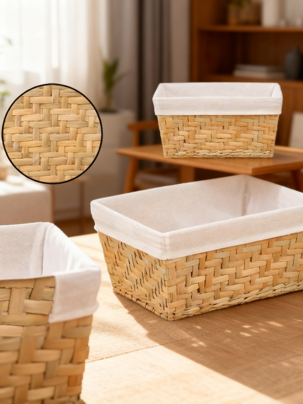Cesta Rectangular para Almacenamiento