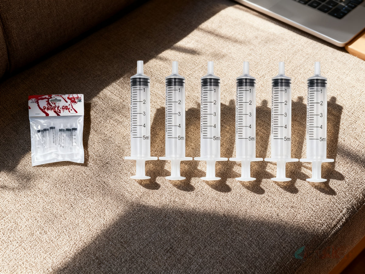Jeringas de Halloween 5ml (6 piezas)
