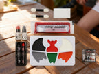 Set de Maquillaje: Sangre Falsa, Murciélago, 6 Colores