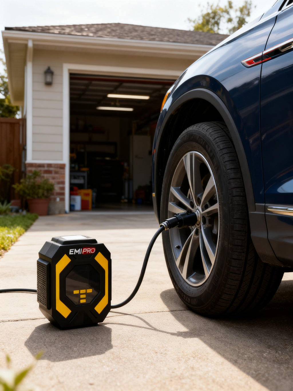 EMI Compresor de Aire Portátil para Neumáticos de Auto
