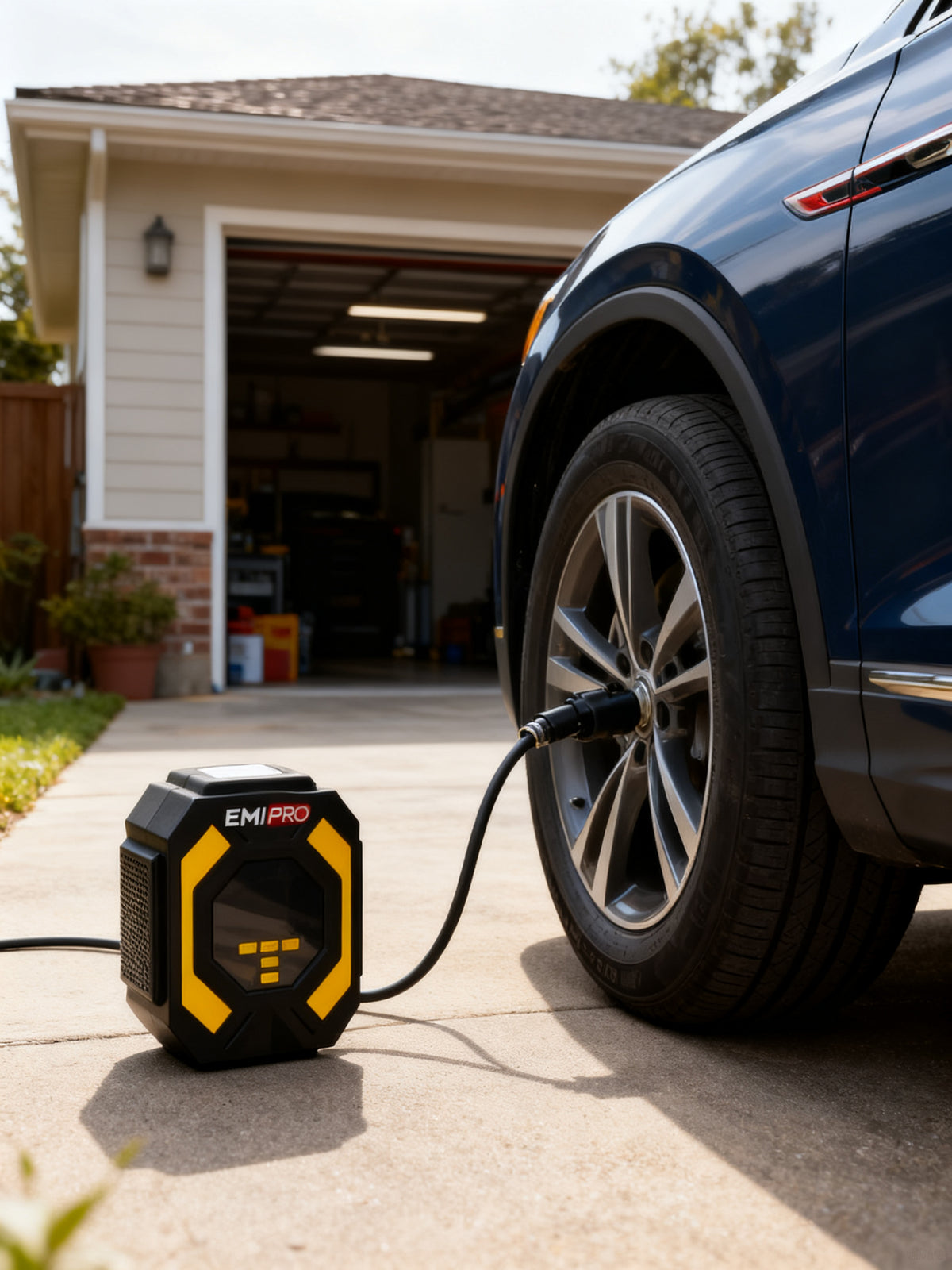 EMI Compresor de Aire Portátil para Neumáticos de Auto
