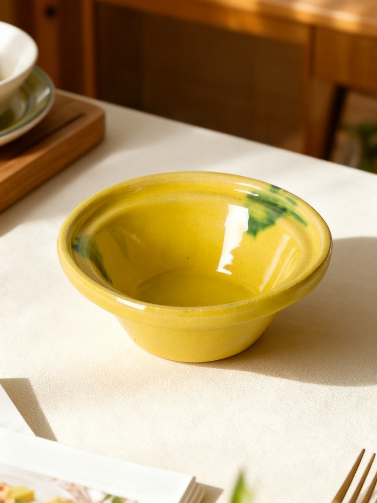 Lebrillo Amarillo 8cm Diámetro