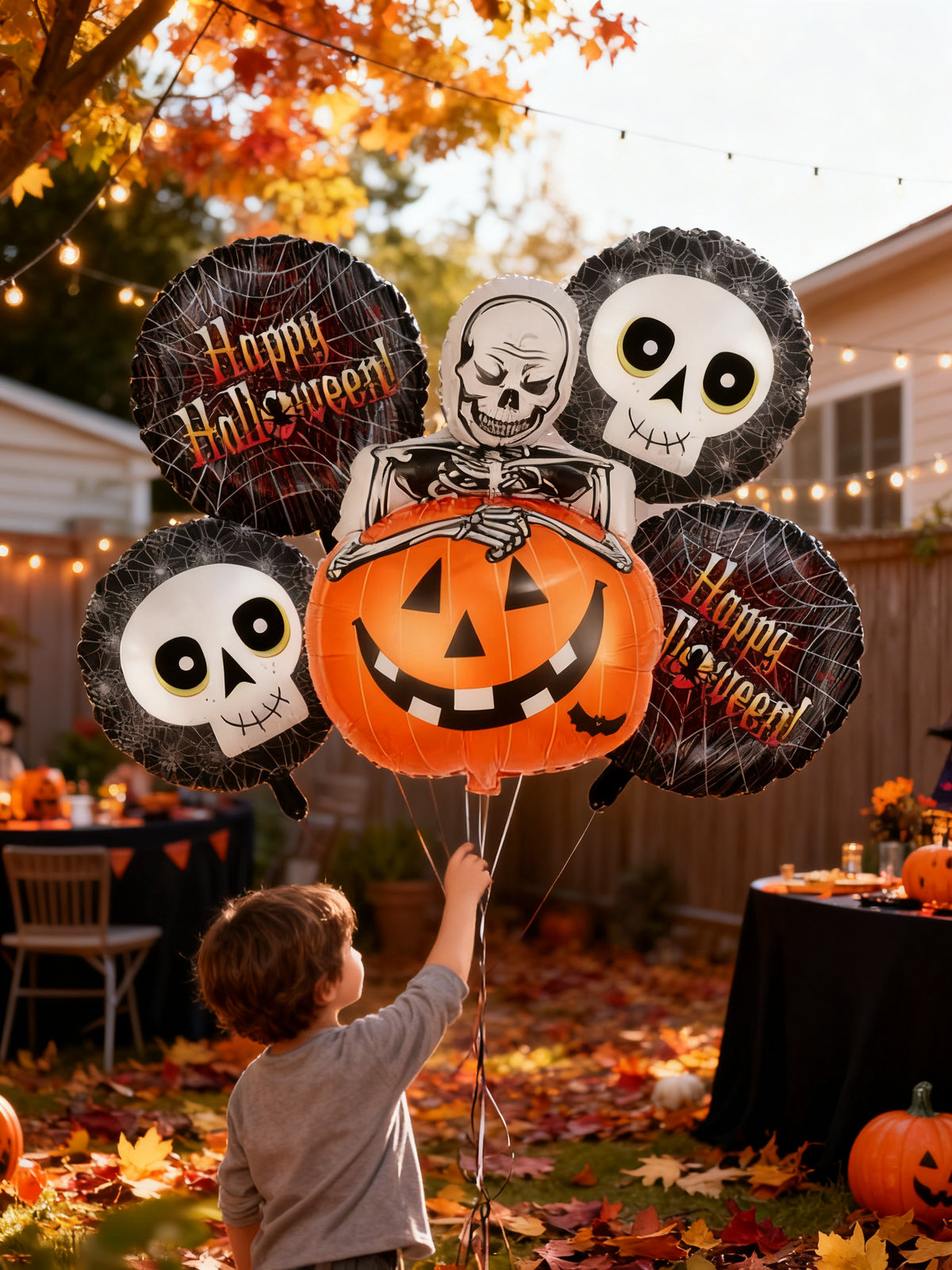 Juego de Globos de Aluminio para Halloween