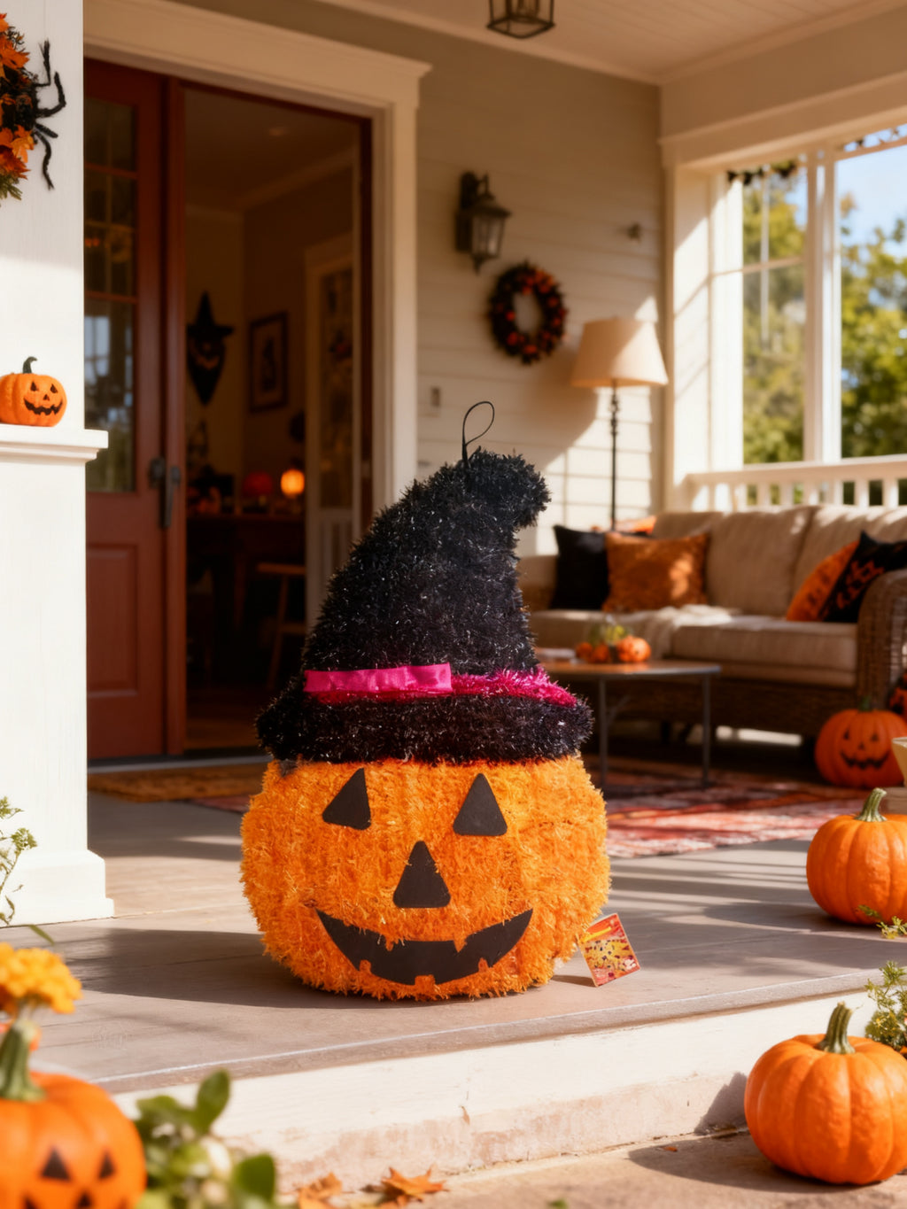 Colgante Calabaza de Halloween 1 Pieza
