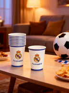 Vasos Real Madrid 8 Piezas