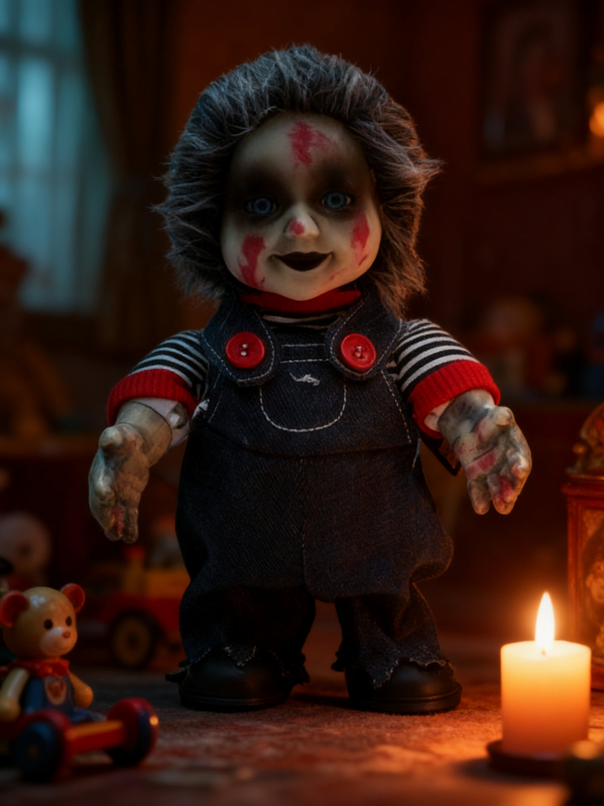 Mueco Payaso Fantasma de Halloween
