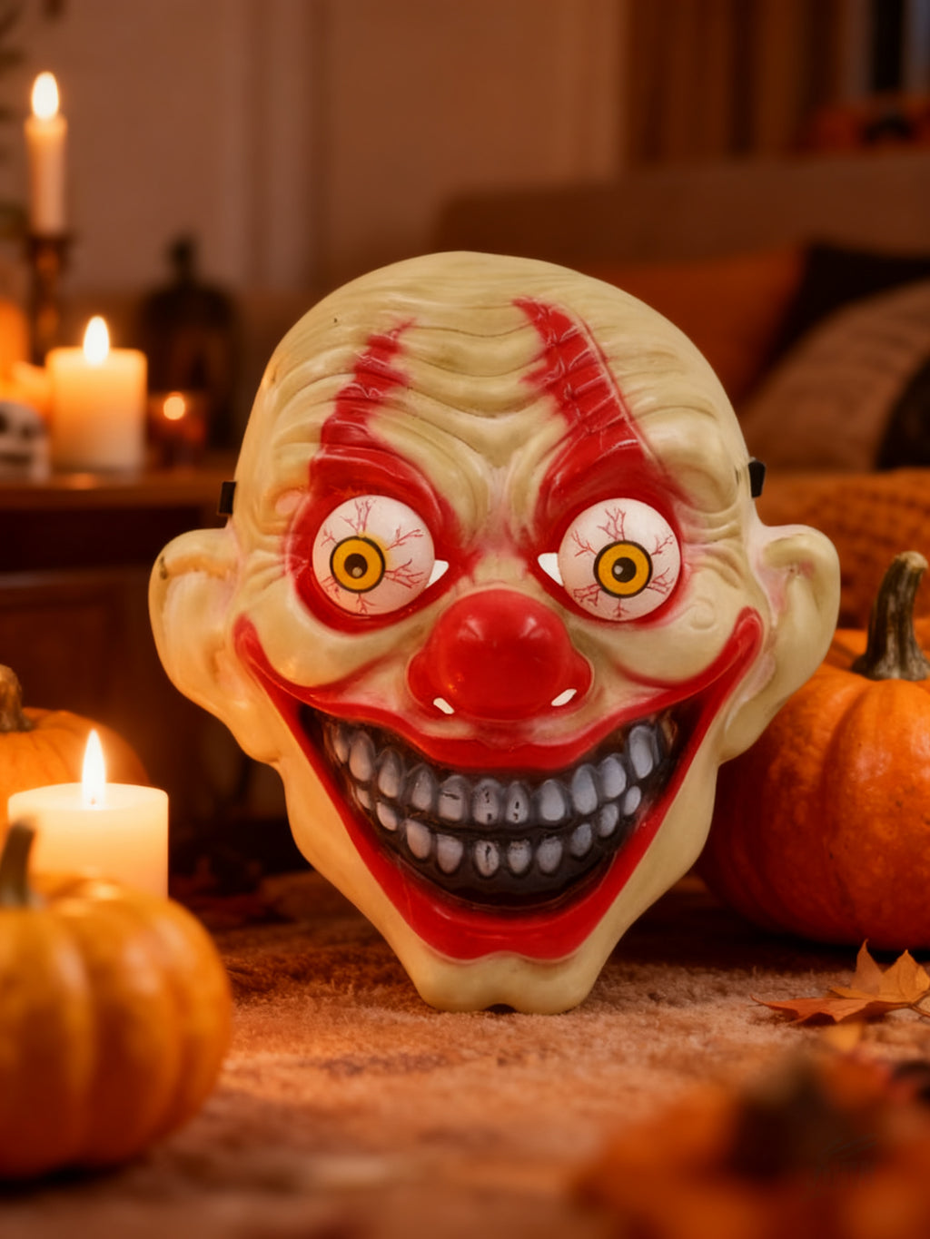 Máscara de Payaso de Halloween 1 Pieza