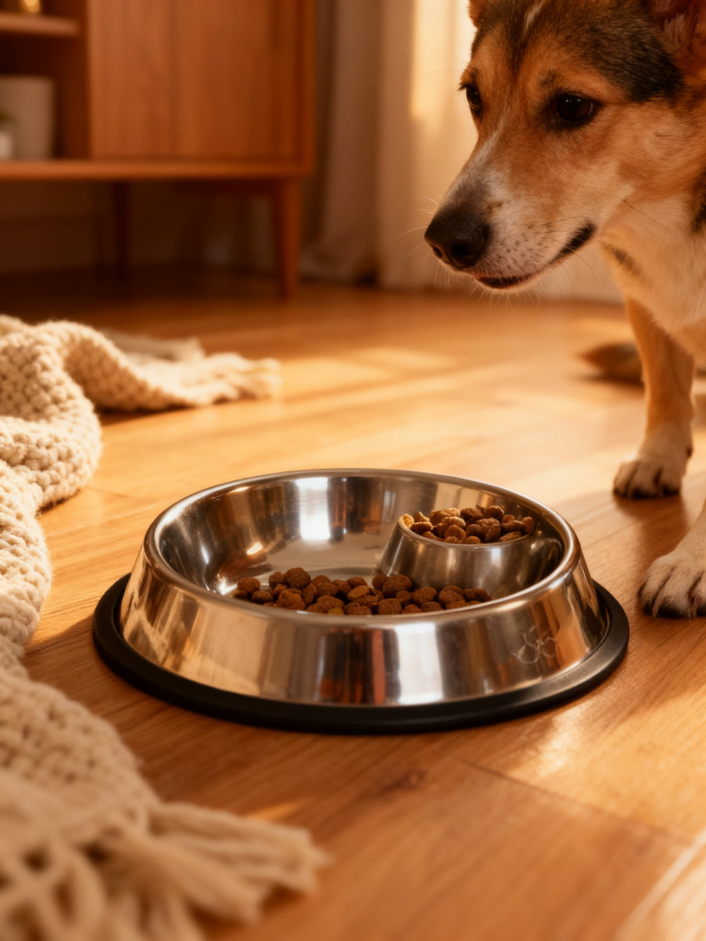 COMEDERO ACERO INOX 18CM PARA MASCOTAS