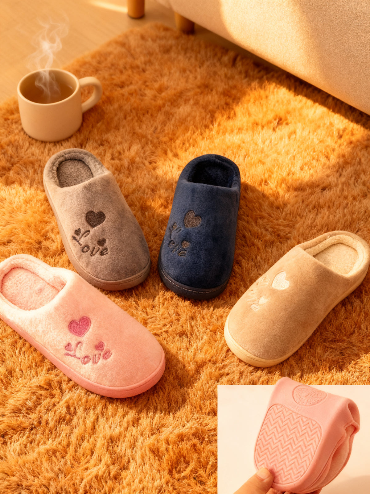 Zapatillas 2191 de Algodón para Mujer