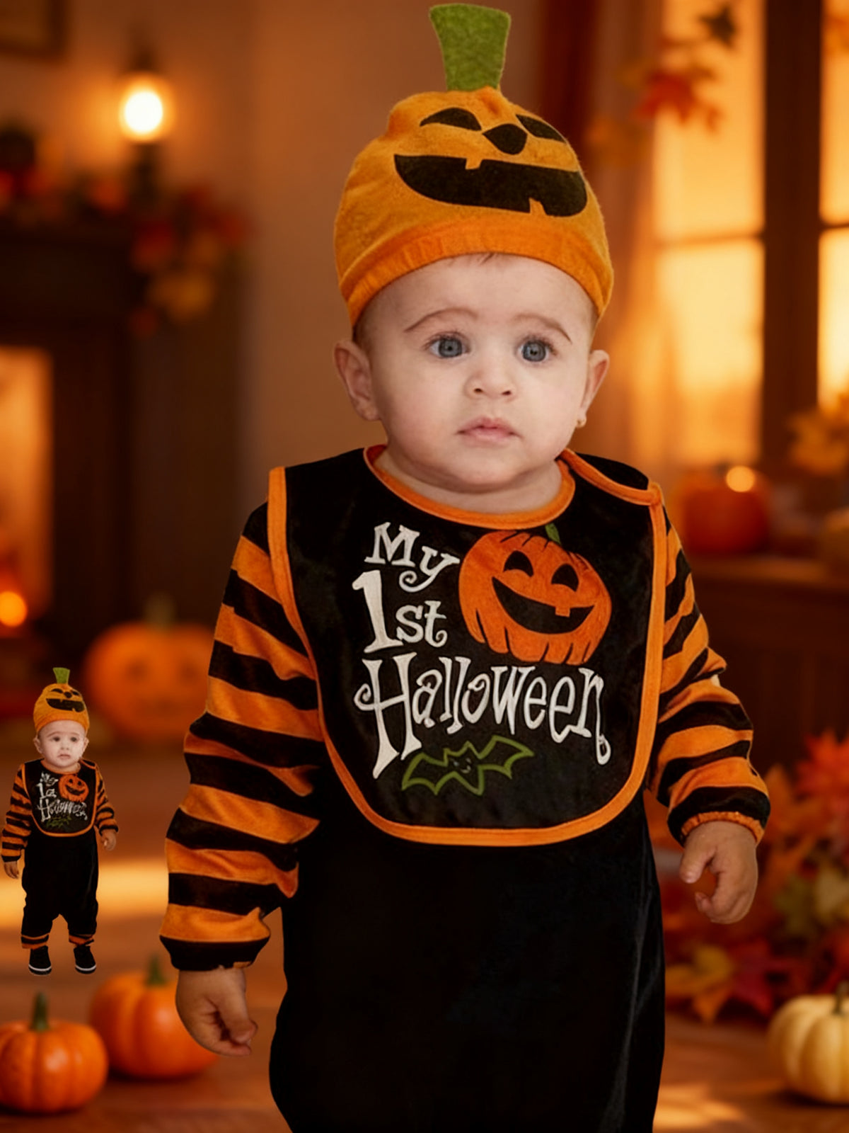 Disfraz de Calabaza Infantil Halloween 2-3 años