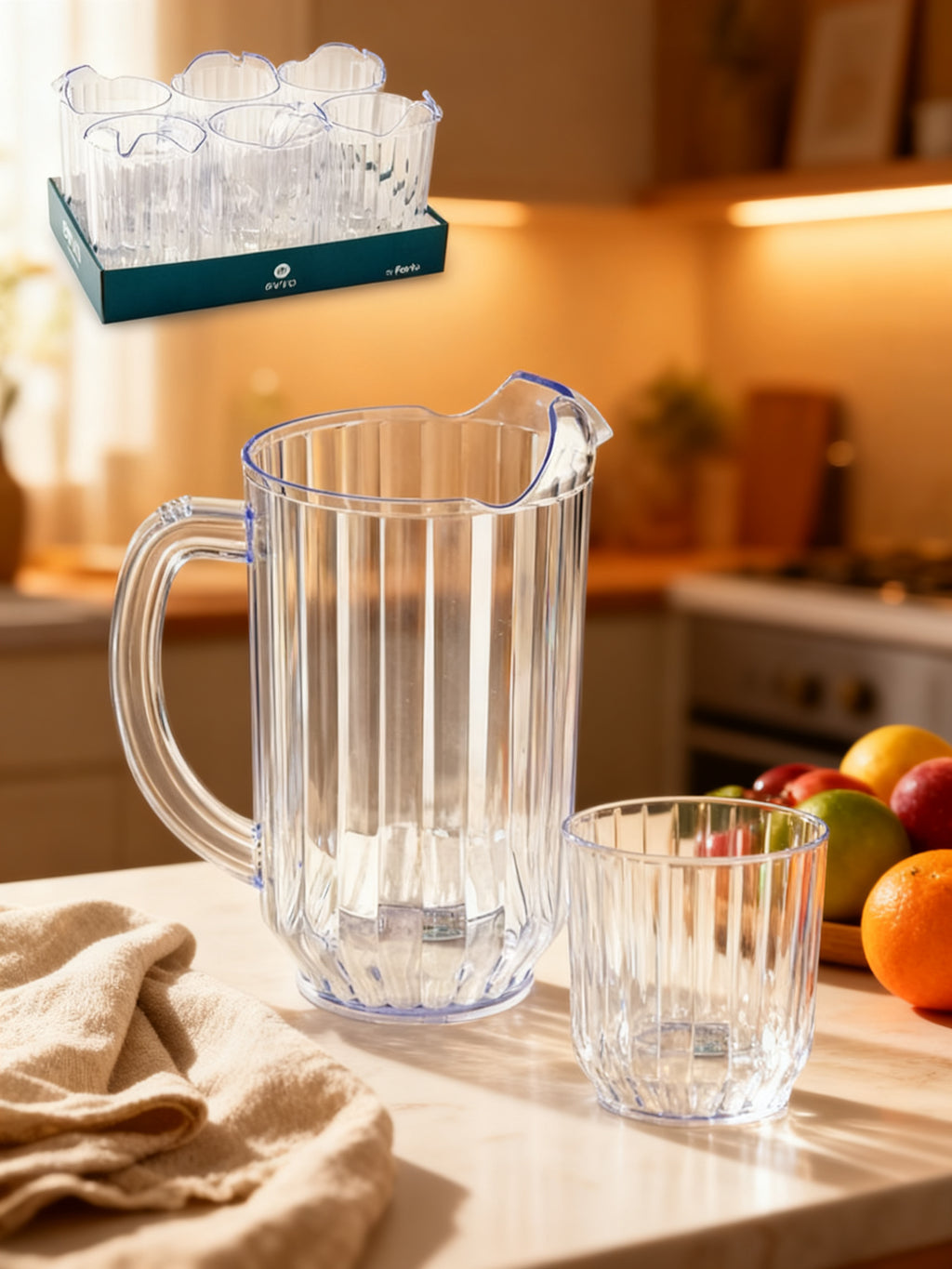 Jarra Servicio 1,8 L Transparente