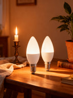 Bombilla LED C37 E14 8W Pack2 Luz Natural