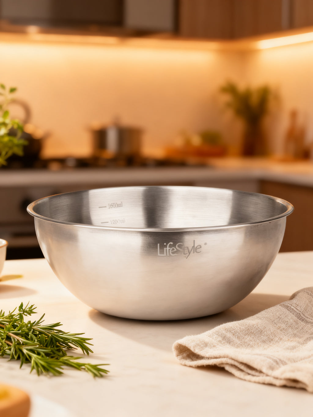 Bowl de Acero Inoxidable 28 cm