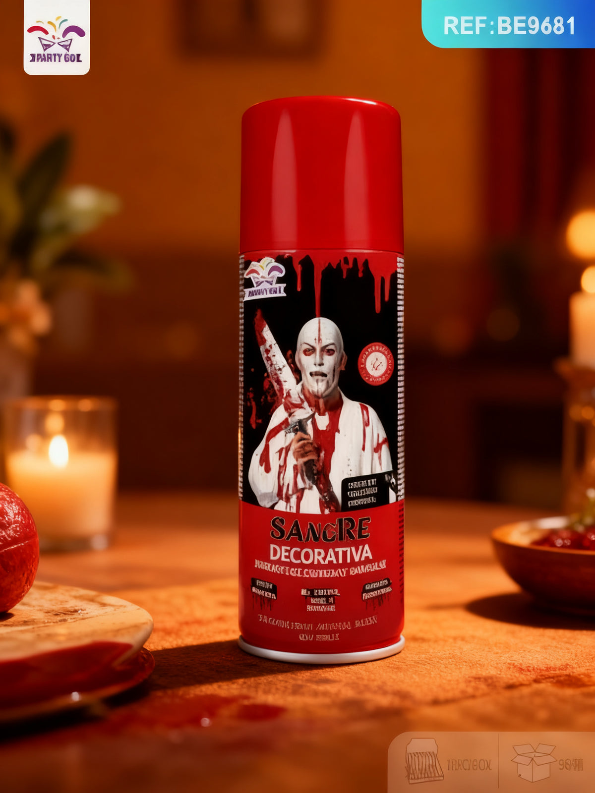 SPRAY DE SANGRE FALSA PARA HALLOWEEN 100ML 1PC