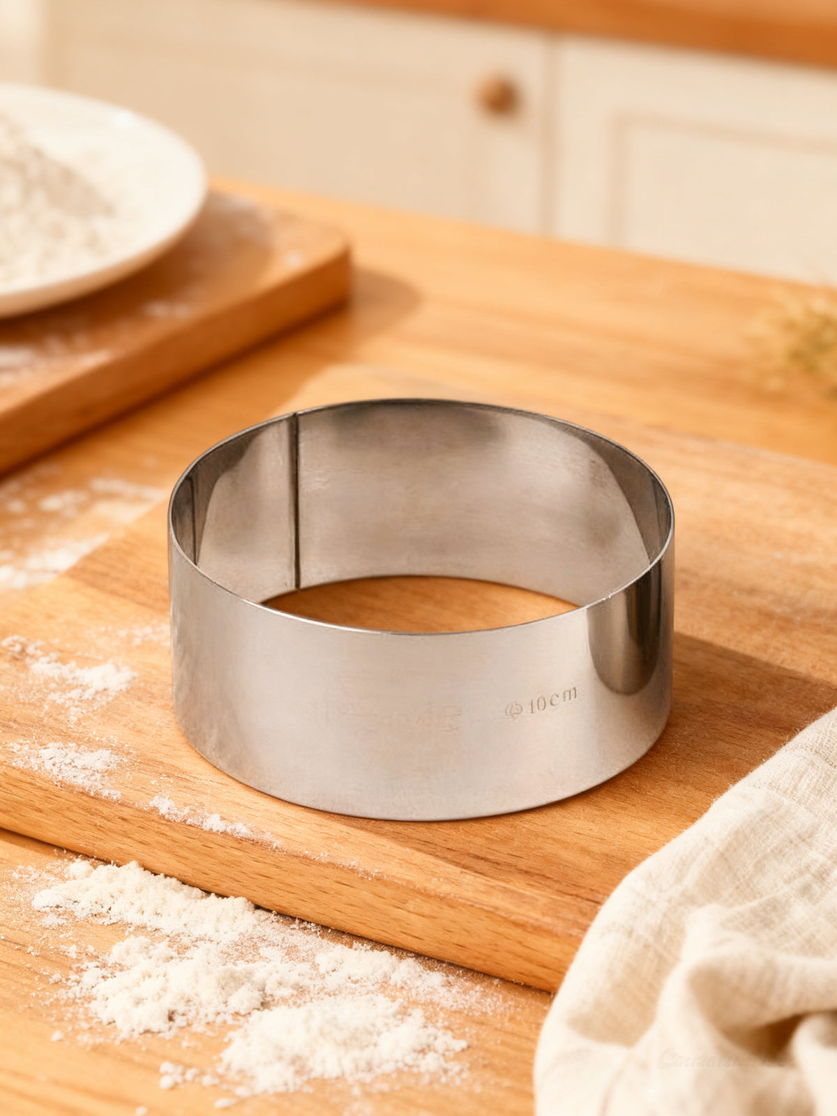 ARO INOX PULIDO 8 CM ALTURA 4,5 CM