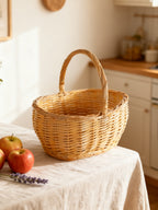 Cesta Mimbre Ovalada Miel 34x28x18/36 cm