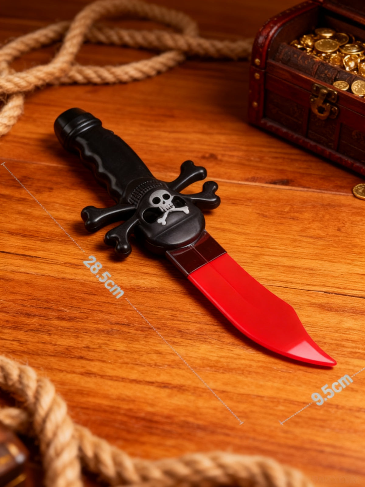 Cuchillo Sangrante de Calavera Halloween