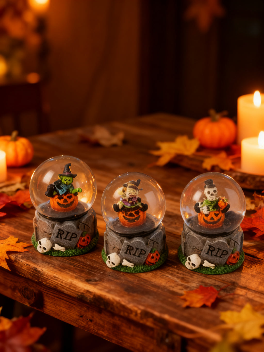 Bola de Cristal de Halloween con Luz