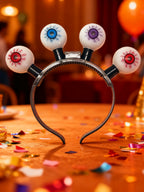 Diadema de Ojos con Luz para Fiestas
