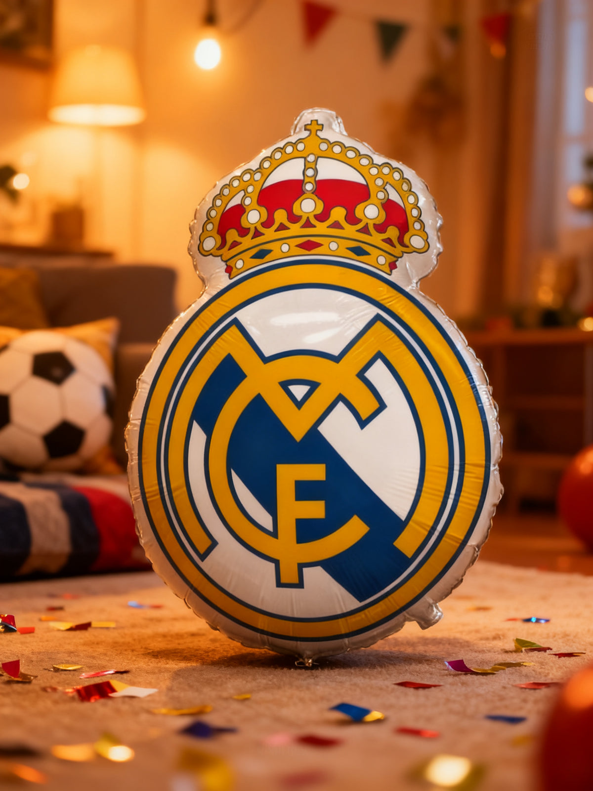 Globo Foil Escudo Real Madrid 80x60cm