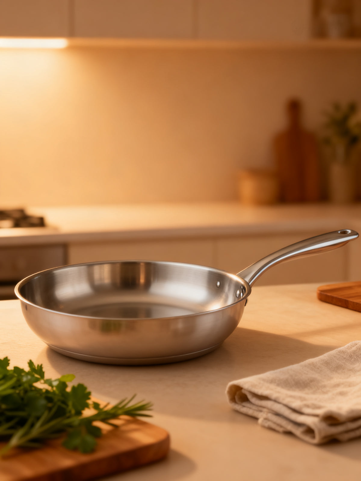 Sartén Acero Inox 18/10 26cm ESSENTIA PFOA FREE