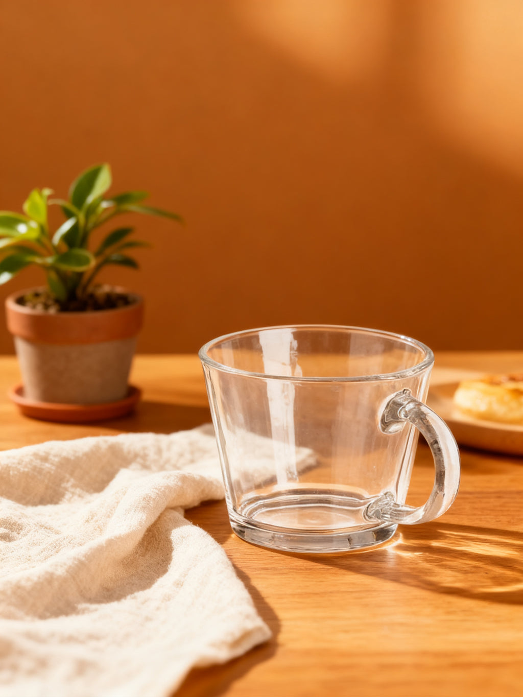 Tazon Desayuno Asa 400ml Transparente