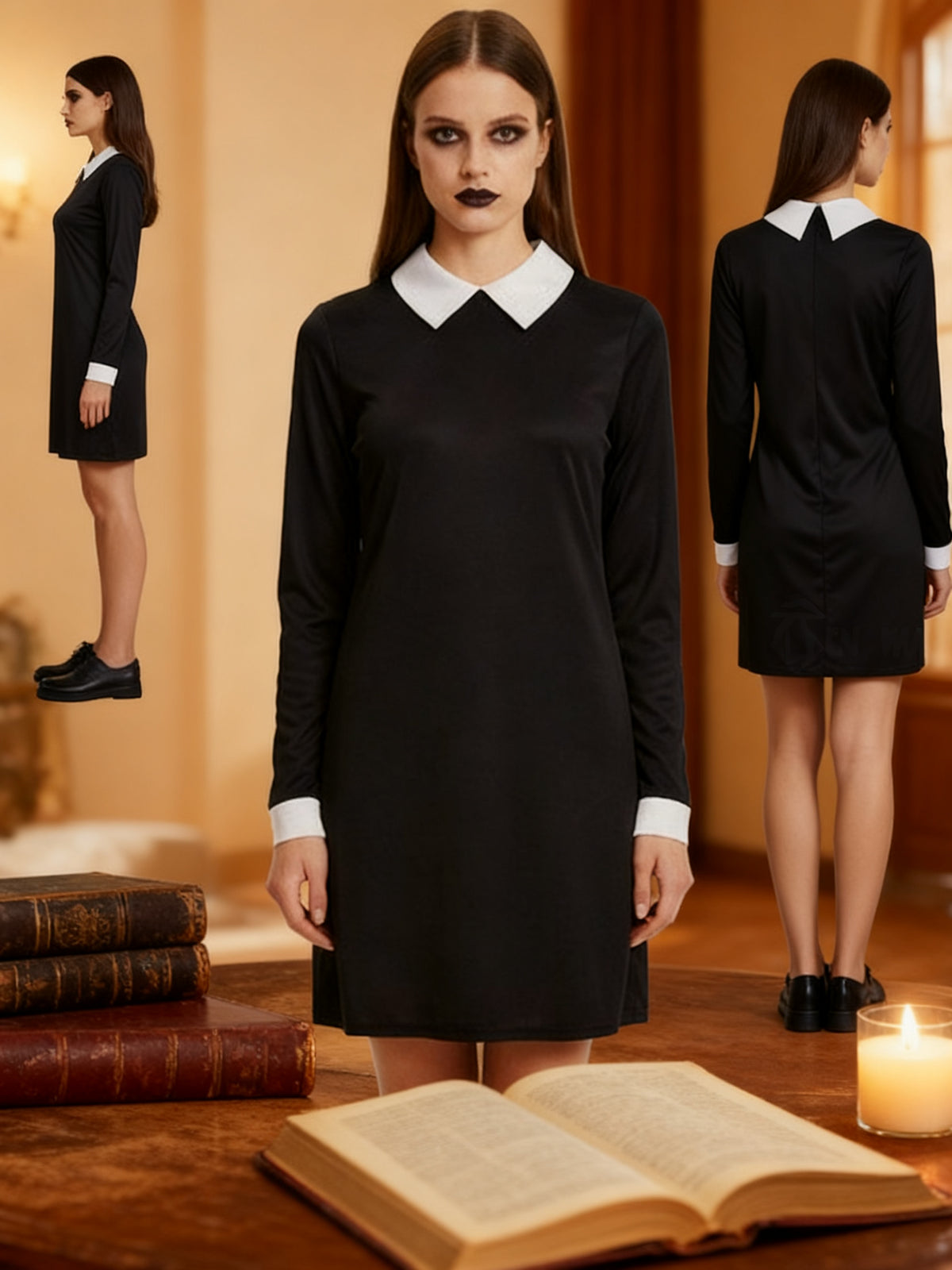 Traje de Miercoles para Adulto