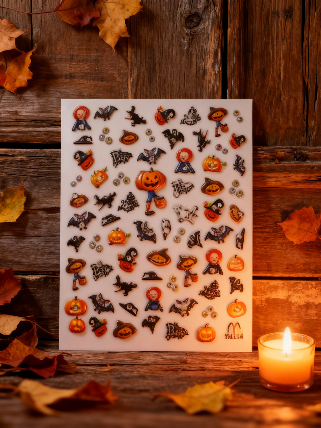 PEGATINAS DE UÑAS 3D HALLOWEEN 1PC
