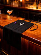 Delantal de Bar Negro Pequeño