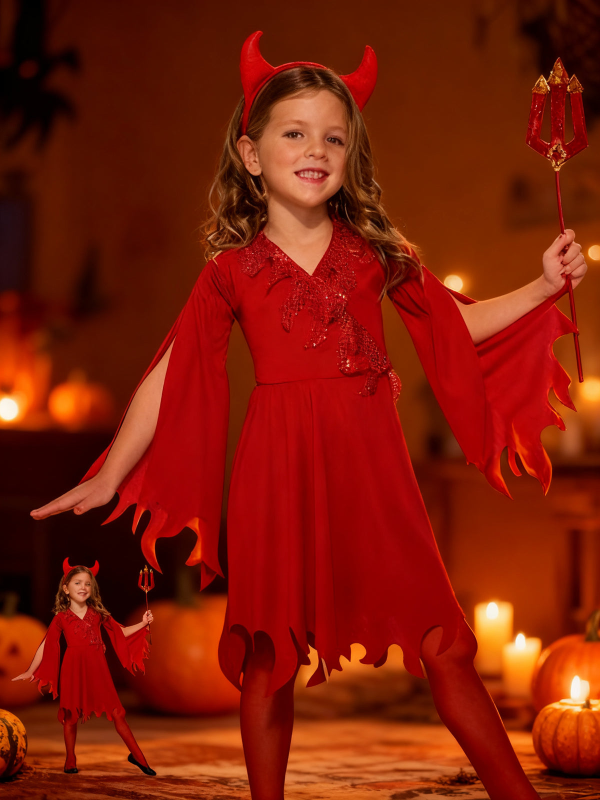 Traje de Demonio Rojo Infantil