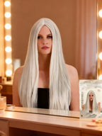 Peluca Blanca para Halloween