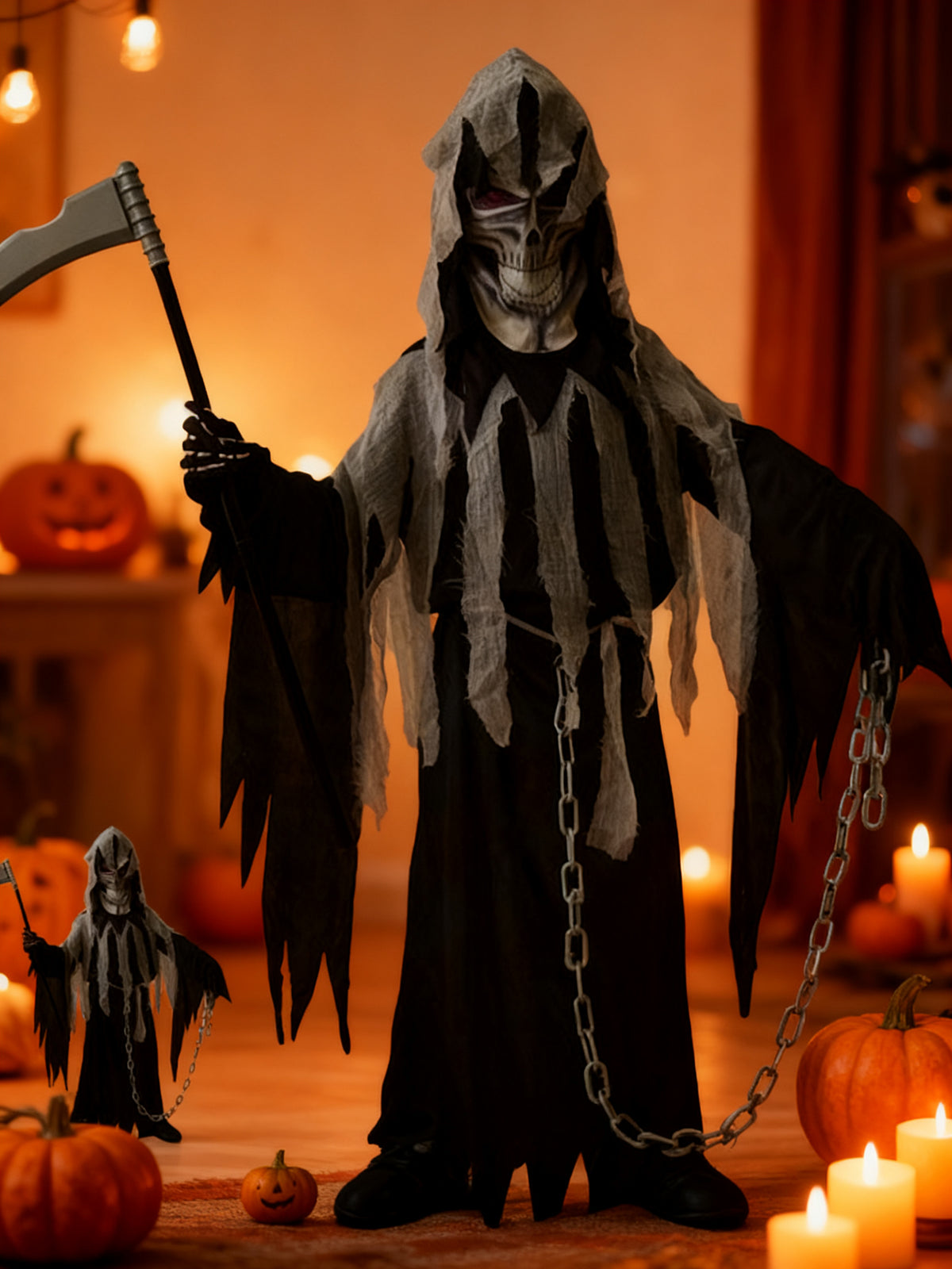 Conjunto Infantil Mensajero Oscuro con Capucha