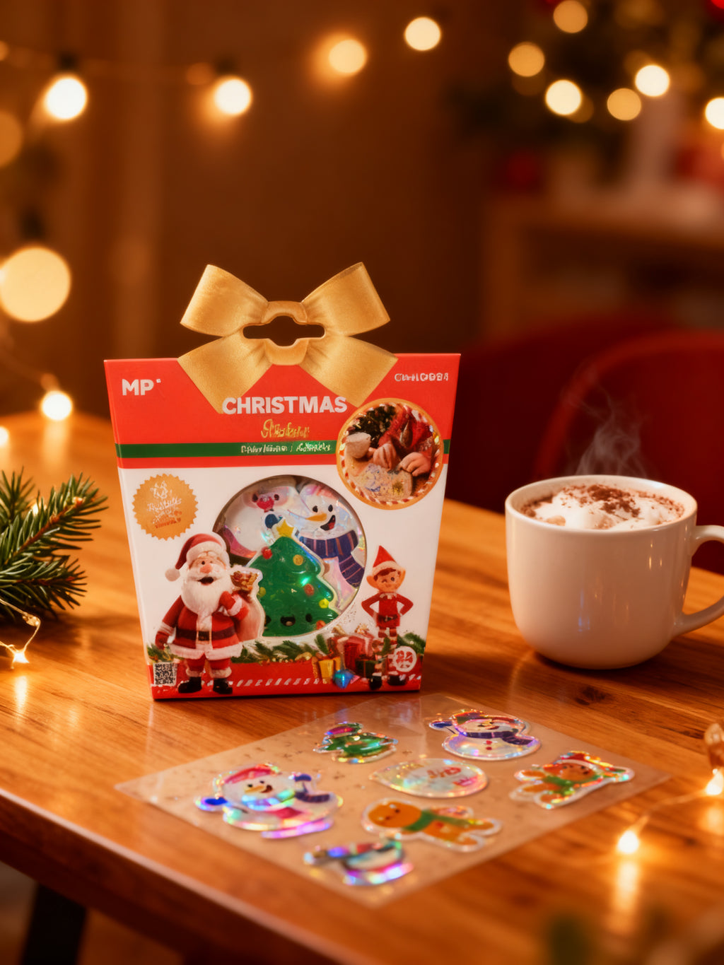 Stickers Kawaii de Navidad