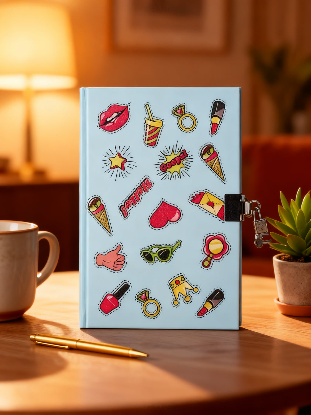 Cuaderno con candado A5