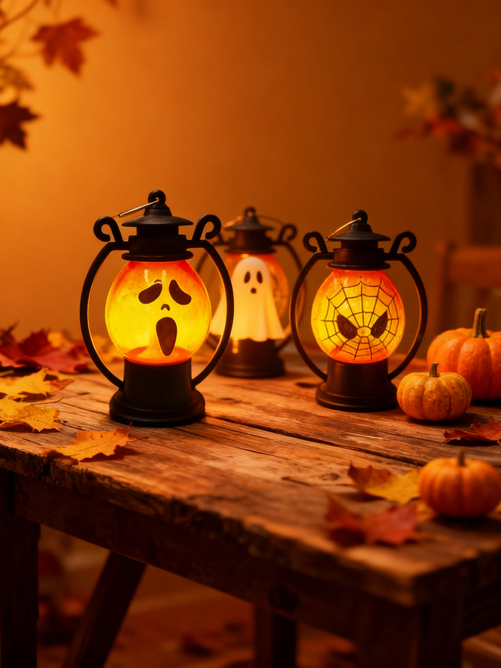 LINTERNA NARANJA DE HALLOWEEN PARA FIESTAS
