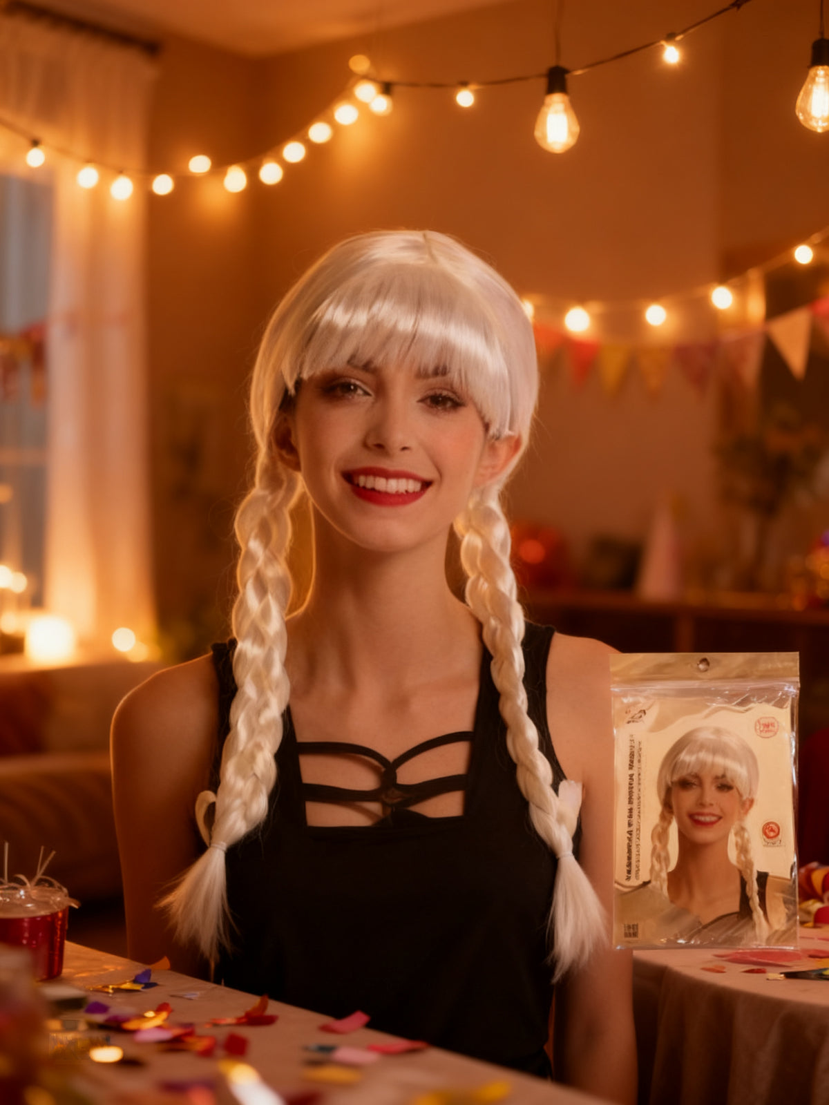 Peluca de Halloween para Disfraz